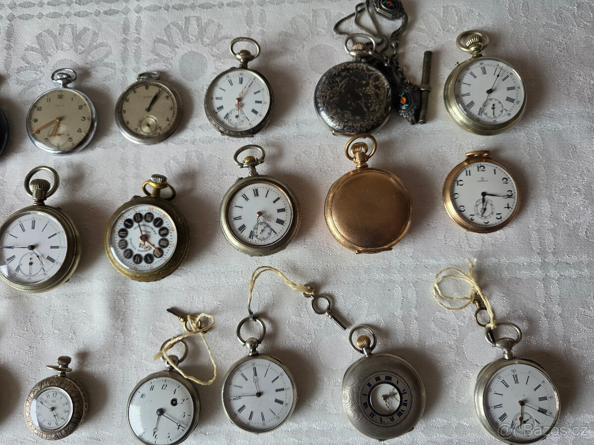 Staré kapesní hodinky. - 5