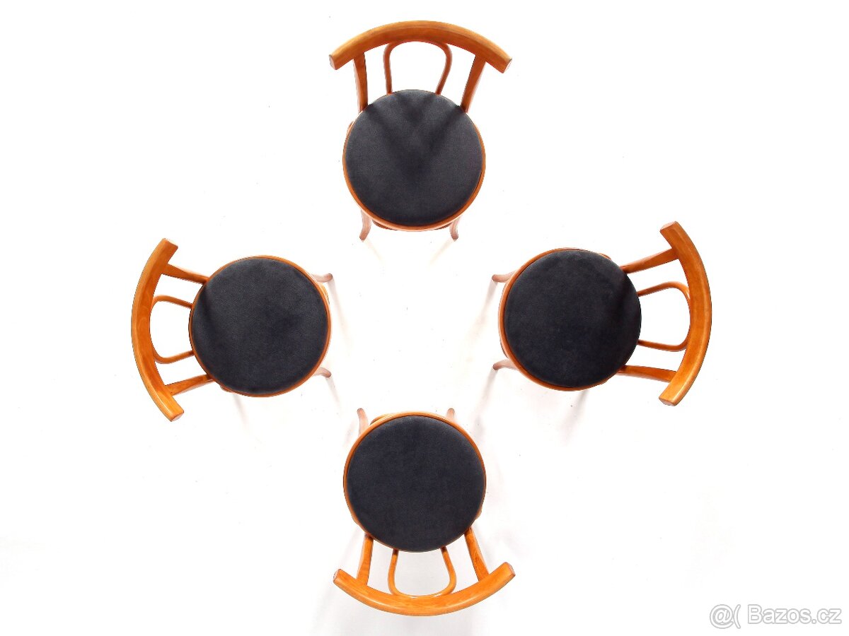 LEVNÉ jídelní židle TON, - 5