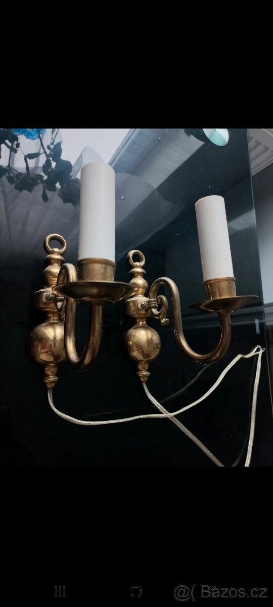 Lampa mosaz, sada 2 kusů - 5