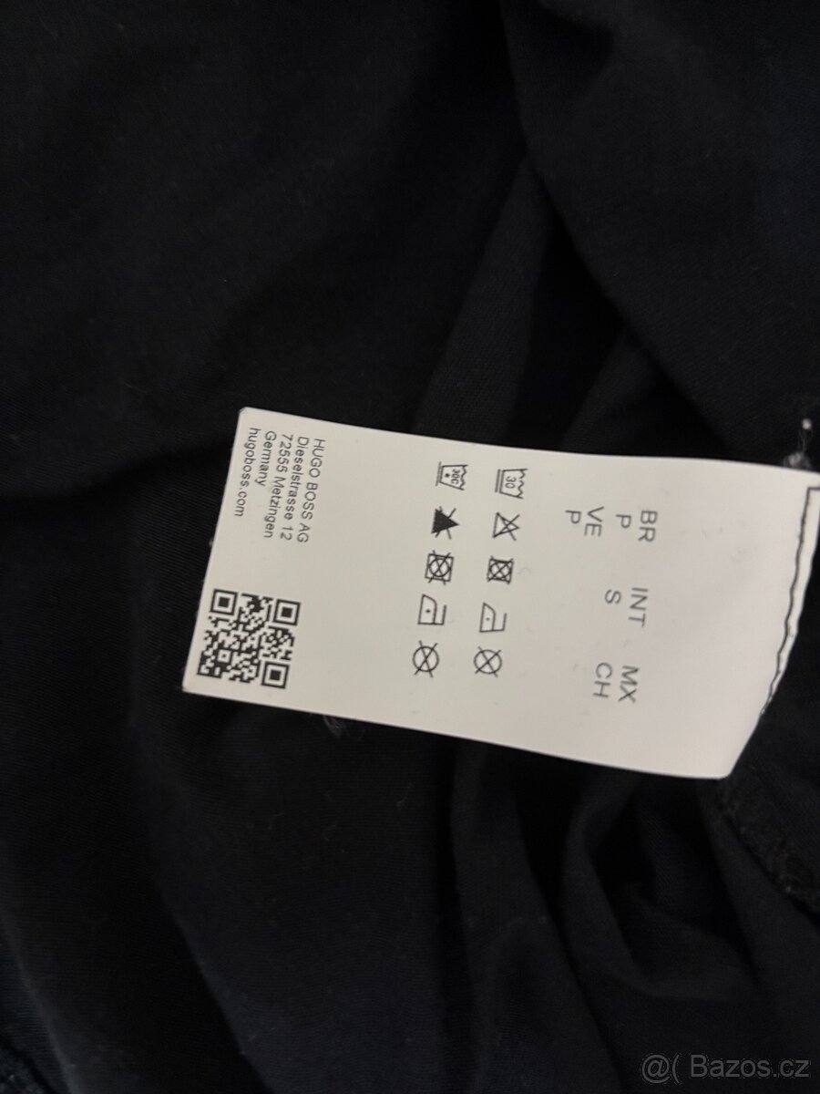 Černé pánské triko Hugo Boss Dolive - 5