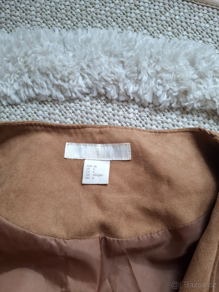 Hnědý kabátek H&M - 5