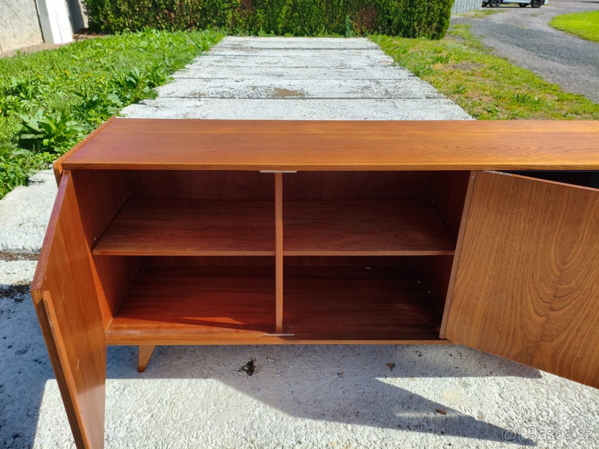 Jiroutek žluto černá retro komoda Top stav - 5