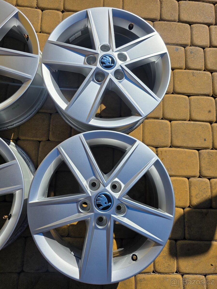 Sada alu kol 5x112 16" 6J ET48 Octavia 3 - 5