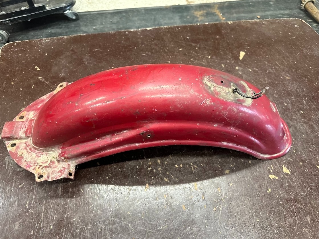 Predám zadní blatník JAWA 250 350 zachovalý - 5