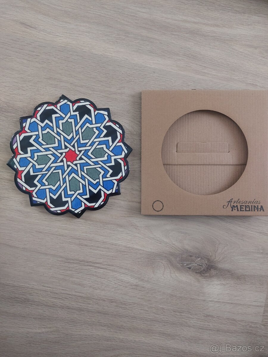 španělská keramika - keramicka podložka např. pod hrnec - 5