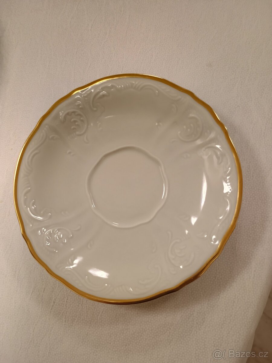 podšálky bernadotte slonová kost - 5