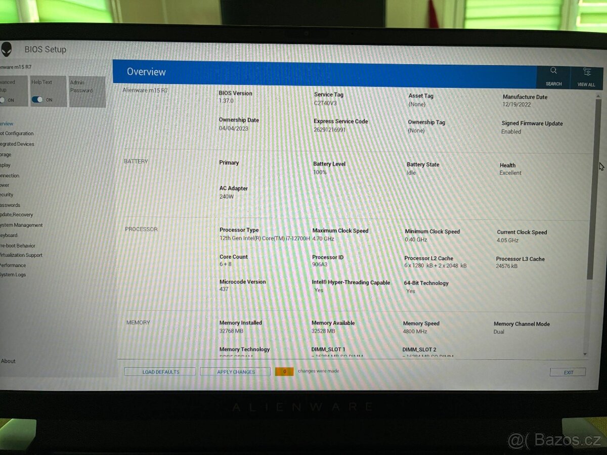 DELL ALIENWARE M15 R7 - 5