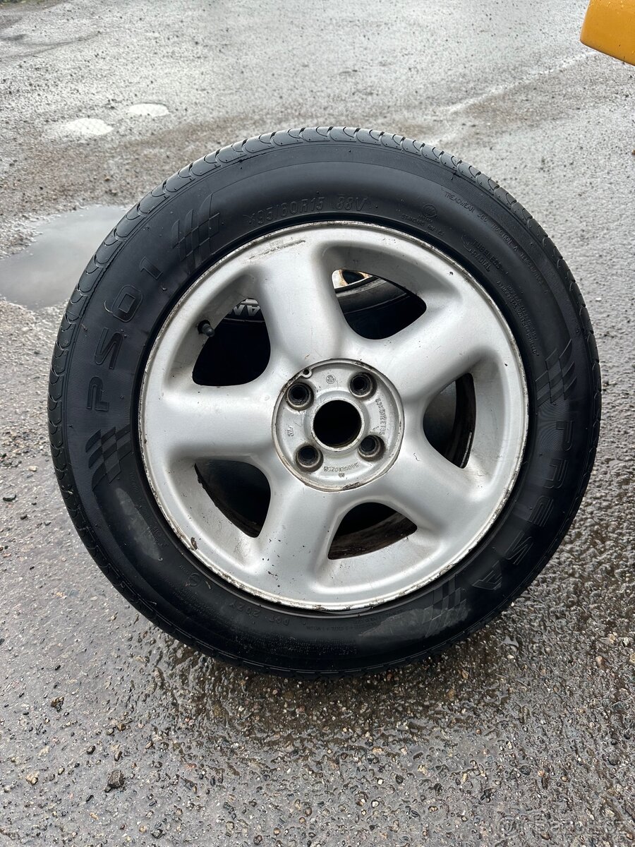 Alu 4x100 15” včetně pneu - 5