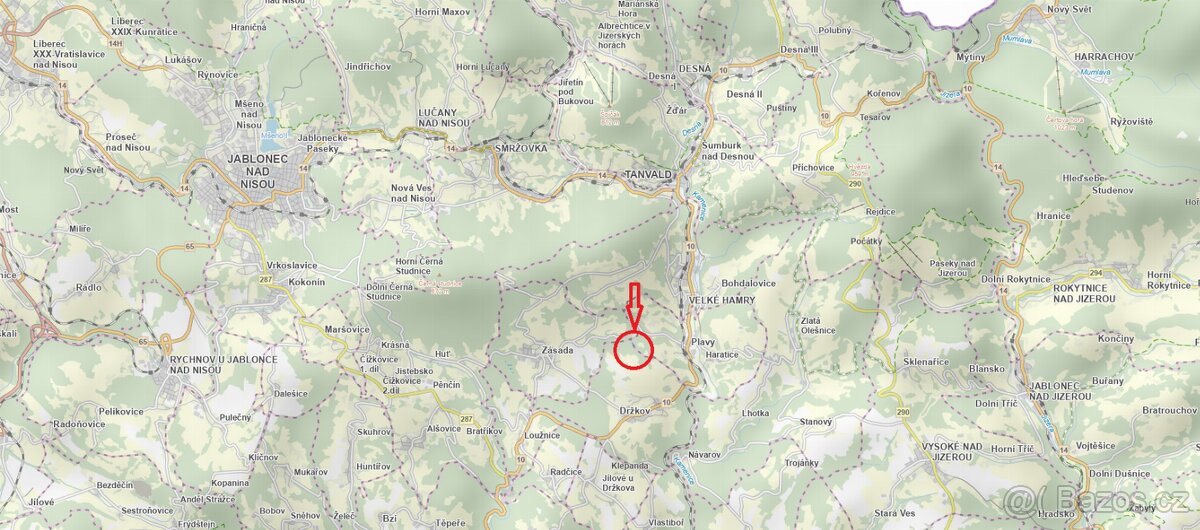 Prodám lesní pozemek v k.ú. Plavy - 5