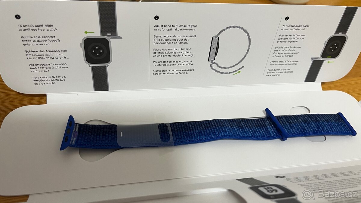 Game royal/Midnight Navy Nike Sport Loop - 5