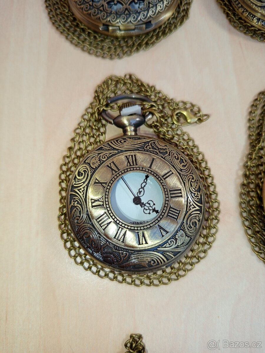 15 Ks starožitné kapesní hodinky QUARTZ. - 5
