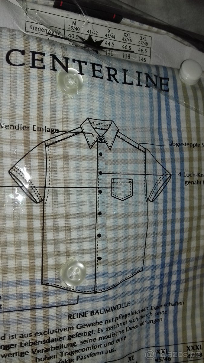 Pánské košile Centerline XXL (45/46) - 5