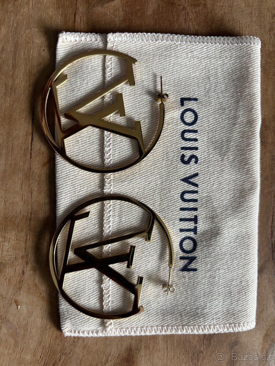 Zlaté náušnice Louis Vuitton - 5