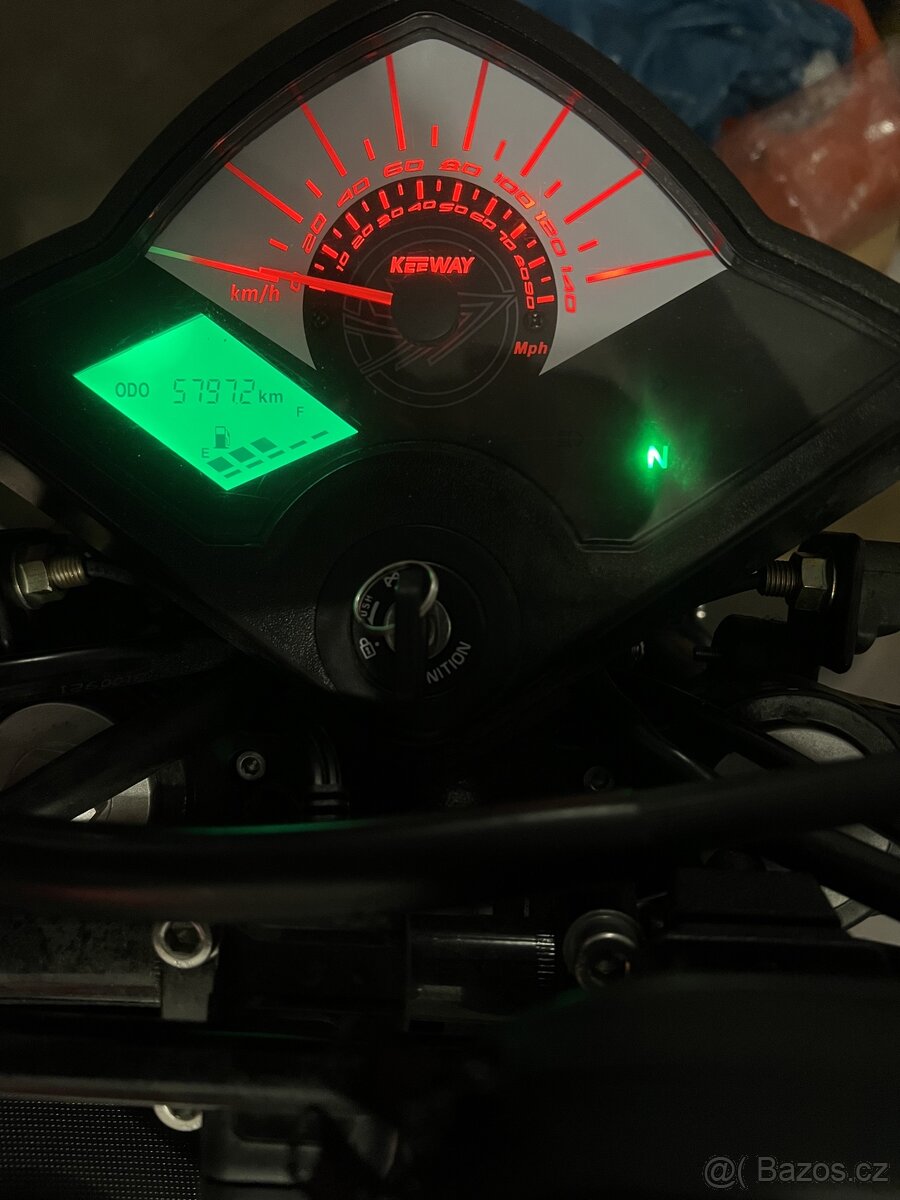 Keeway TX 125 enduro - vstřik