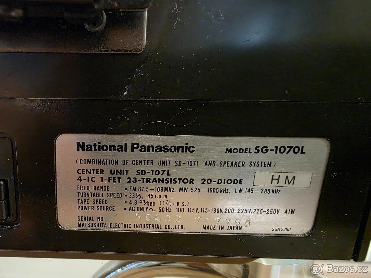 National Panasonic SG-1070L 4 v 1 - 5