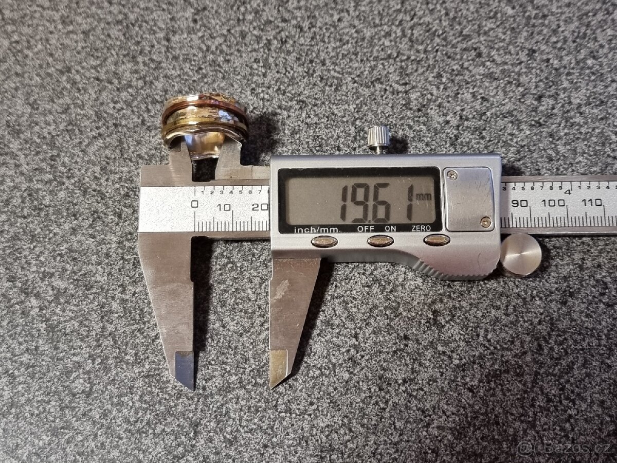 Stříbrný prsten Energy Stone nový - 5