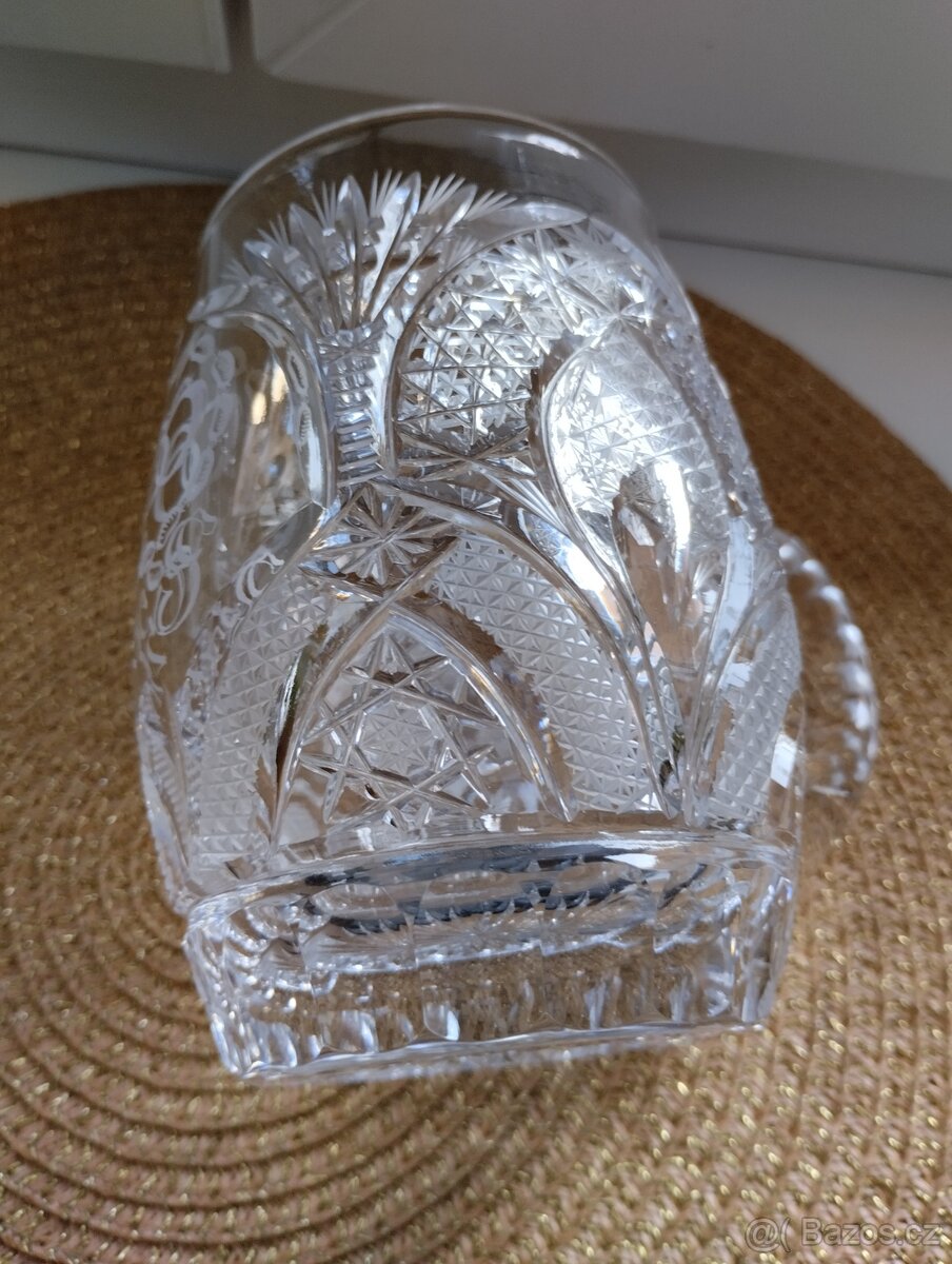 Retro broušený půllitr - 5