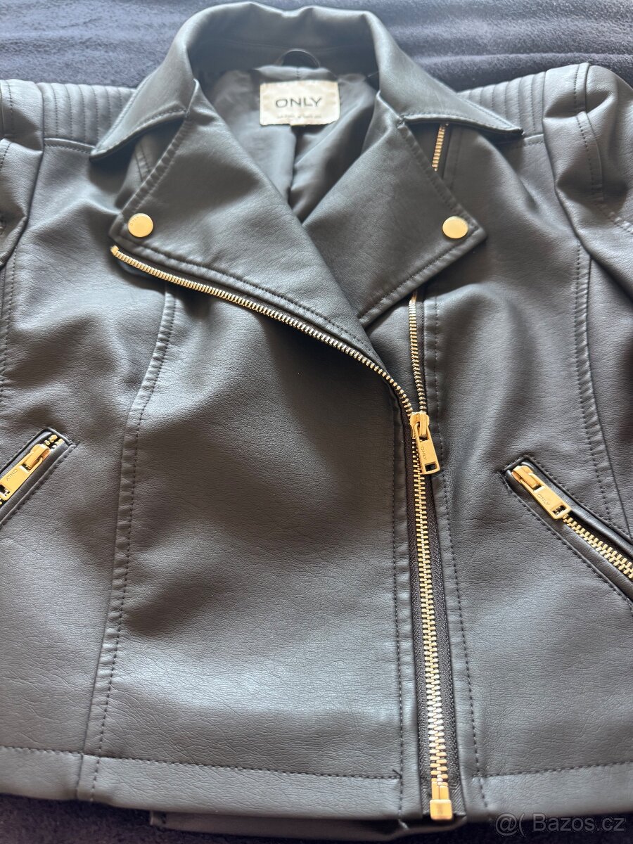Koženková bunda Only - 5