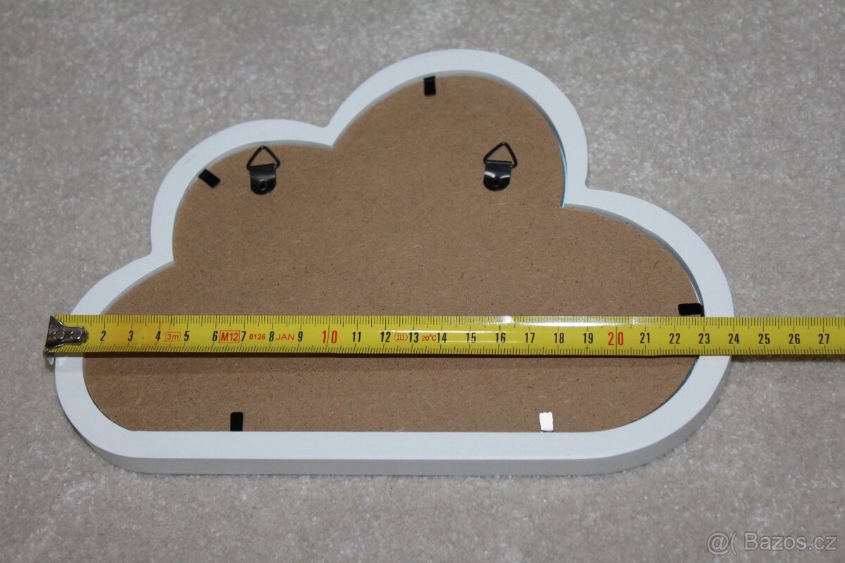 3x zrcadlové mráčky na zeď - 5