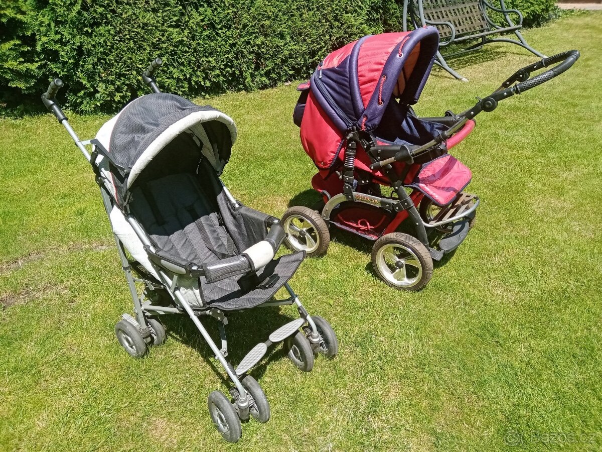 Golfáč-letní / skládací , černošedý - 5