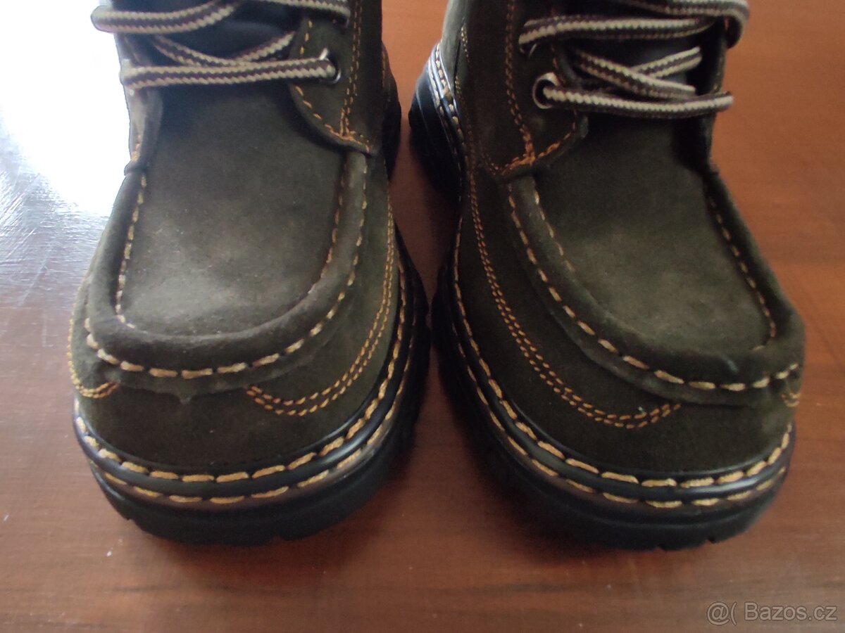 Nové kožené kotníčkové boty - 5