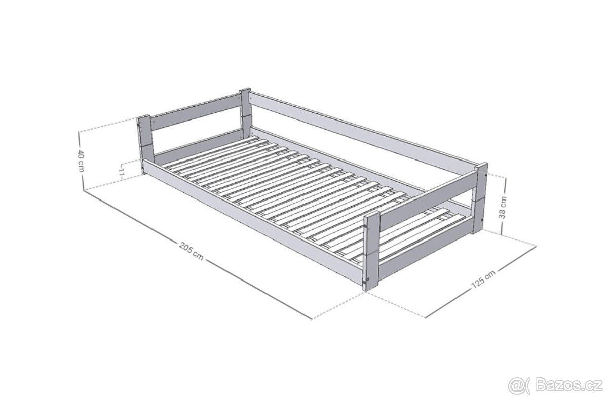 Detska postel Benlemi 120x200cm - 5