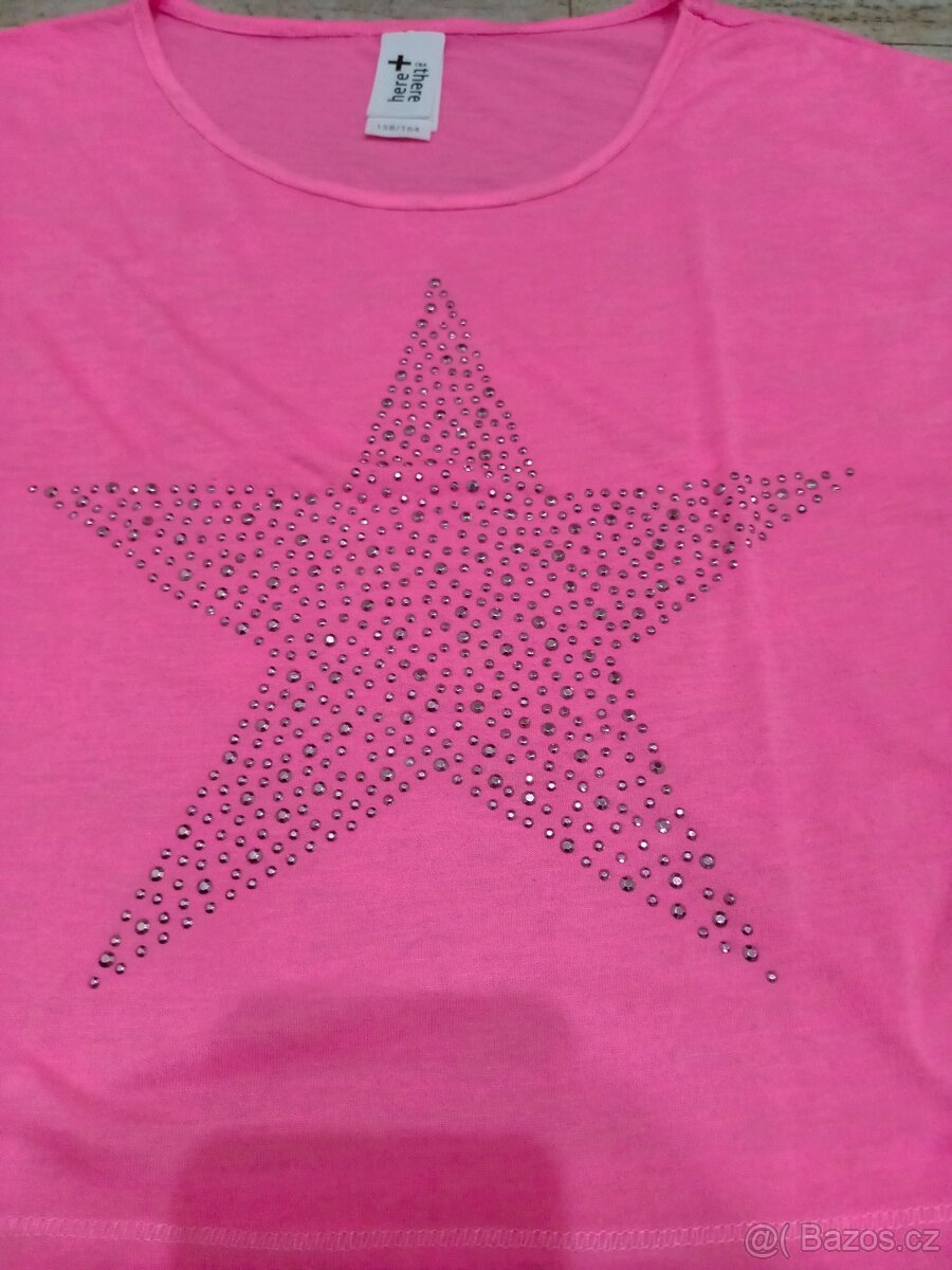 Dívčí triko, tílko, crop-top vel. 158/164 - 5