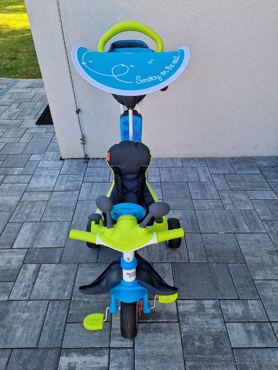 Tříkolka Baby Driver Comfort Blue Smoby - 5