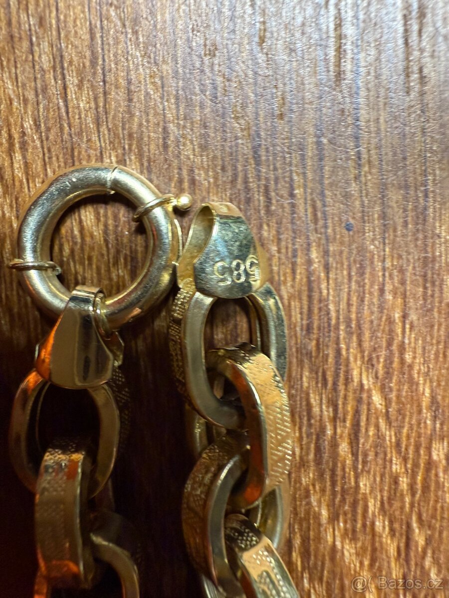 Zlatý řetěz Versace 61g - 5