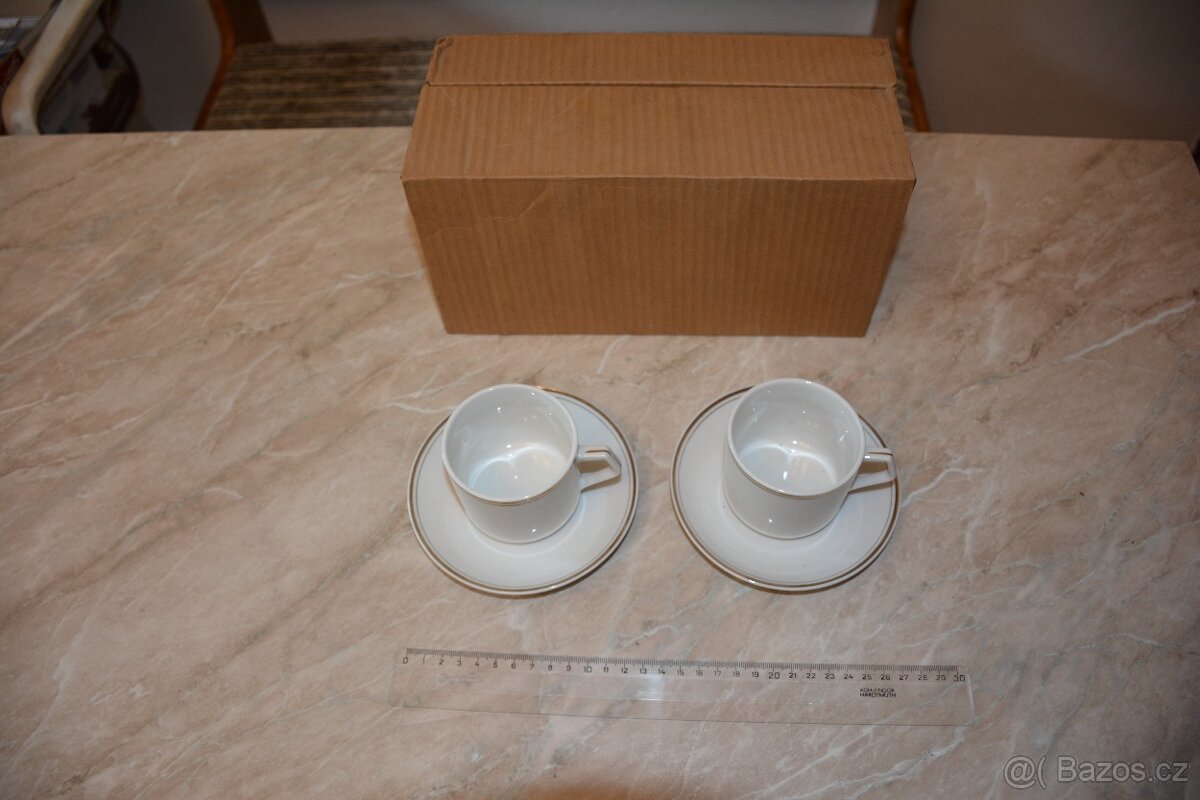 Retro set šálků na kávu Čína - 5