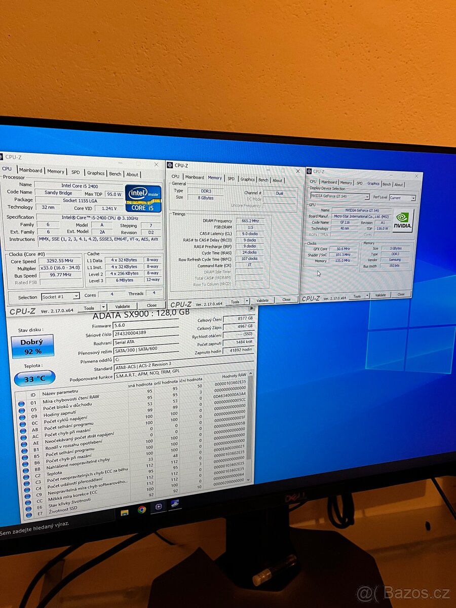 Stolní PC – Intel i5 / 8GB RAM / GT 545 / SSD + HDD - 5