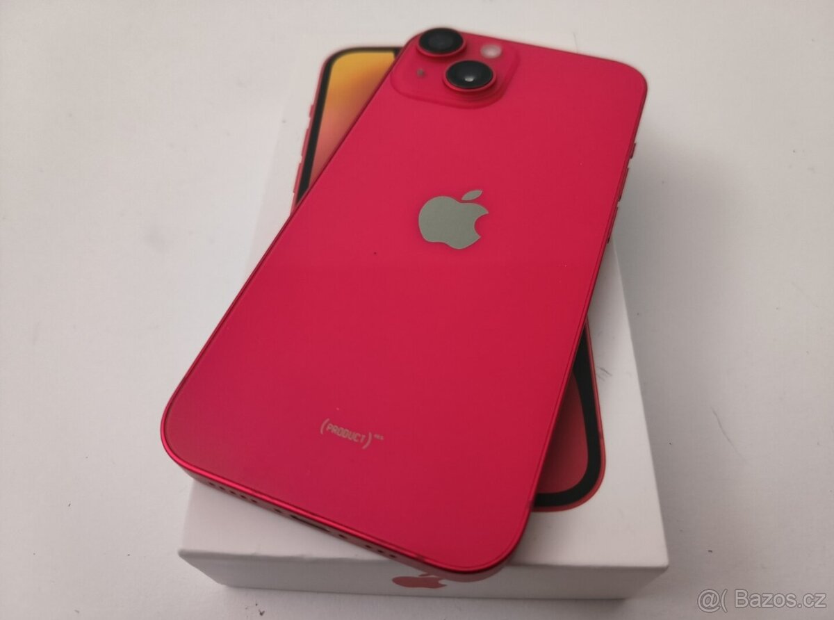 apple iphone 14 128gb Red / Batéria 100% - 5