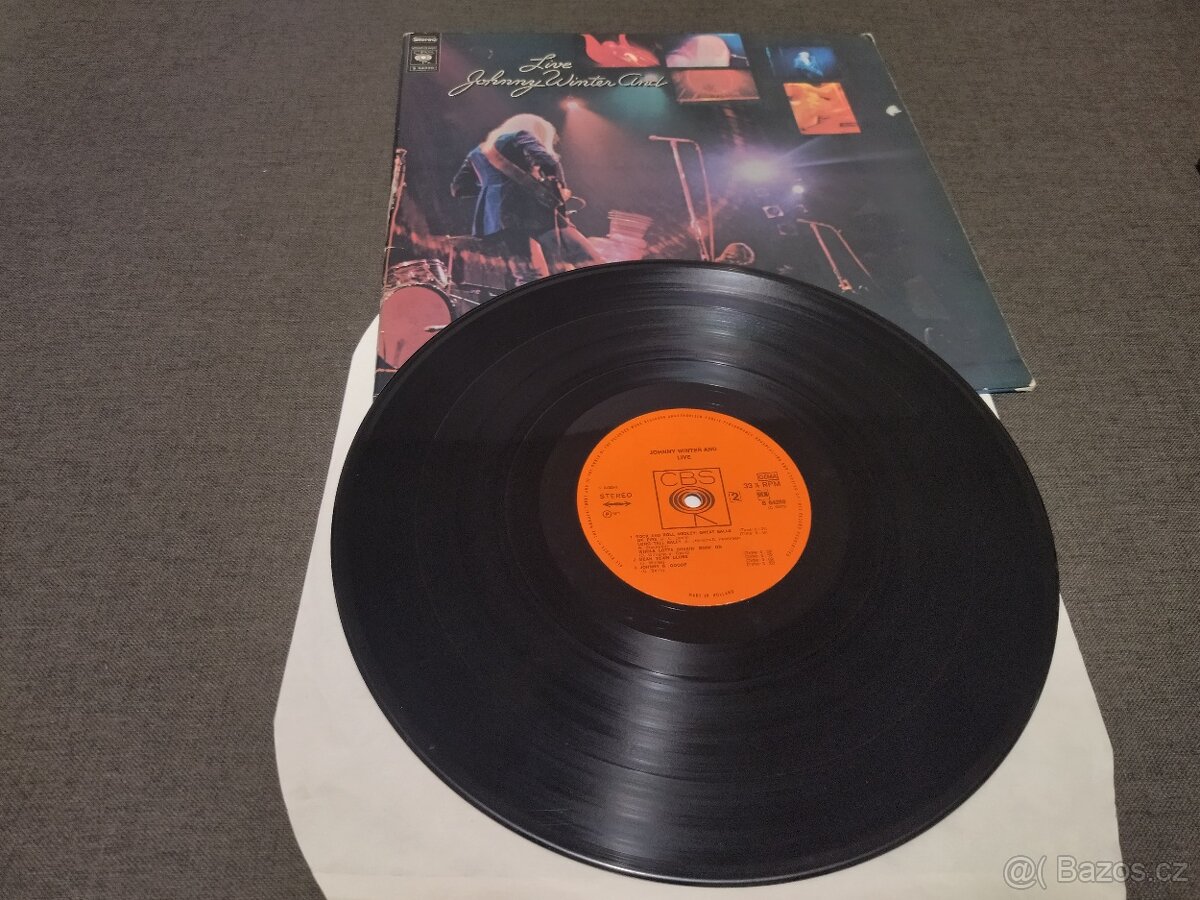 LP - Johnny WINTER And..Live Johnny Winter..S64289 - 5