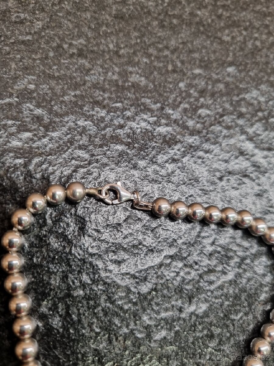 Dámský stříbrný řetízek - 5