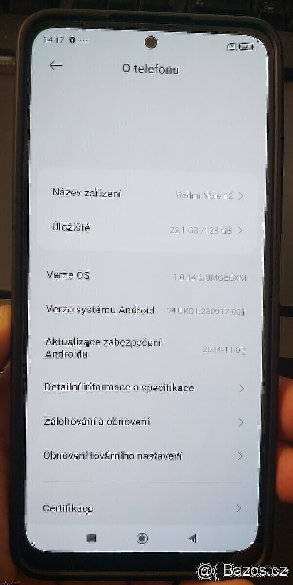 XIAOMI Note 12 4G 6/128GB + KOMPLETNÍ BALENÍ - 5