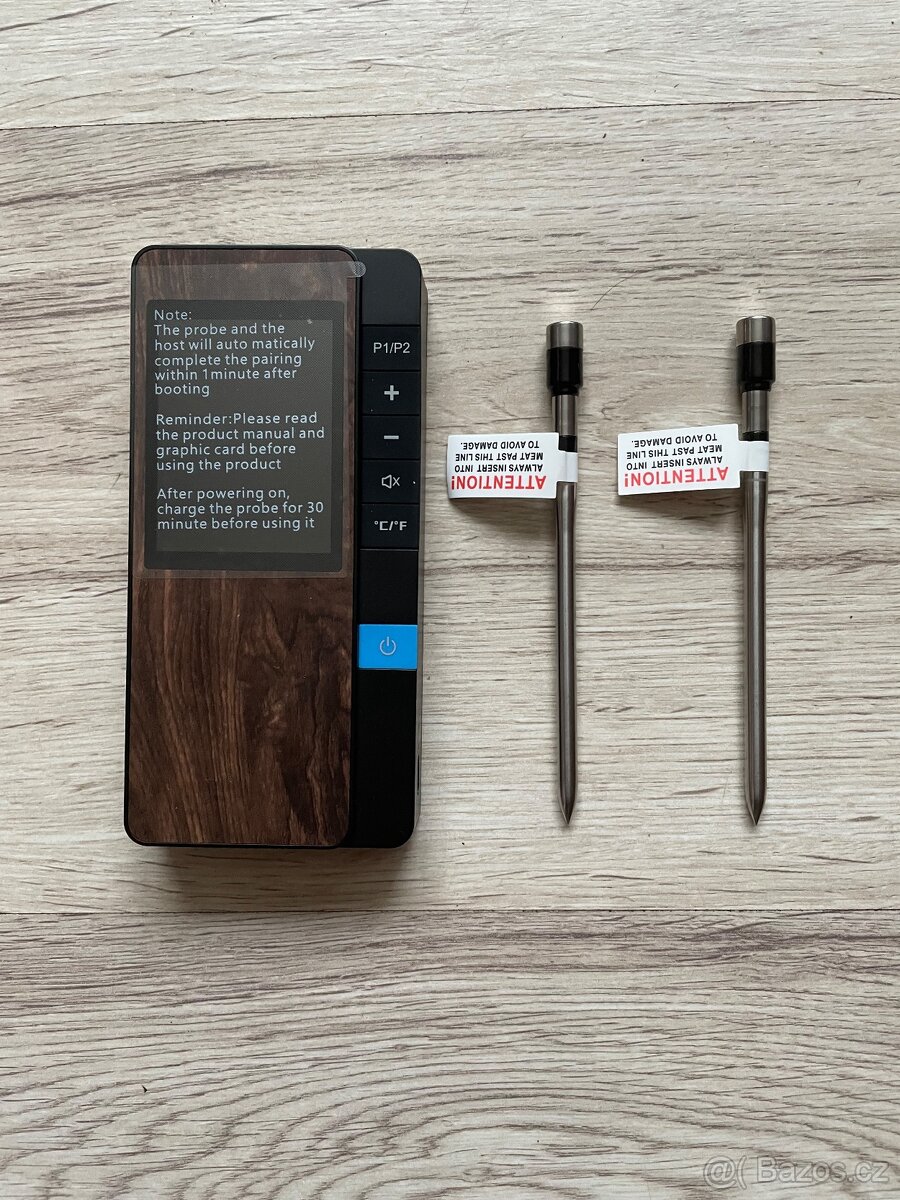 Teploměr bezdrátový do udírny, grilu, atd... - 5