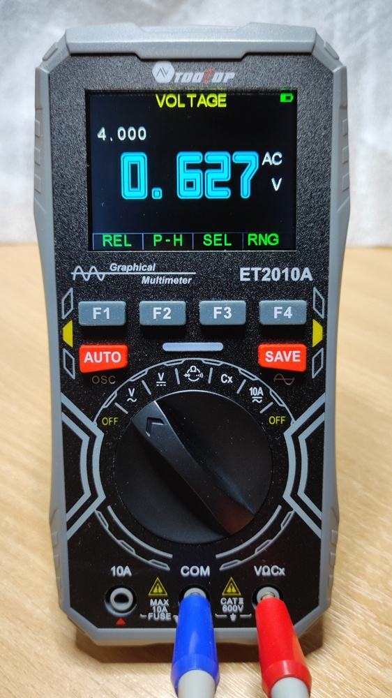 Multimetr/osciloskop TOOLTOP ET2010A 1MHz nový - 5