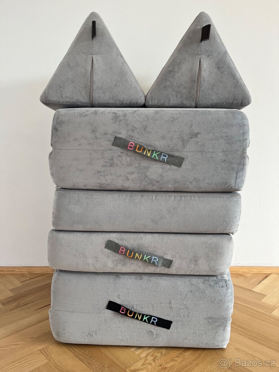 Multifunkční Bunkr - pohovka, postel pro hosty, domeček - 5