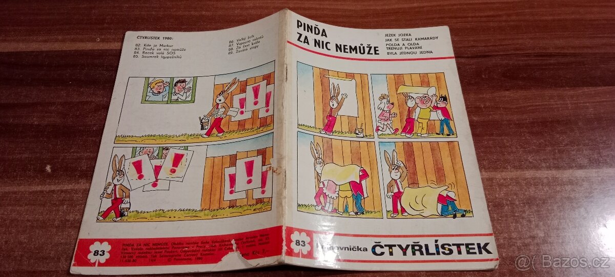 Čtyřlístek č. 82 - 89. Ročník 1980 - 5