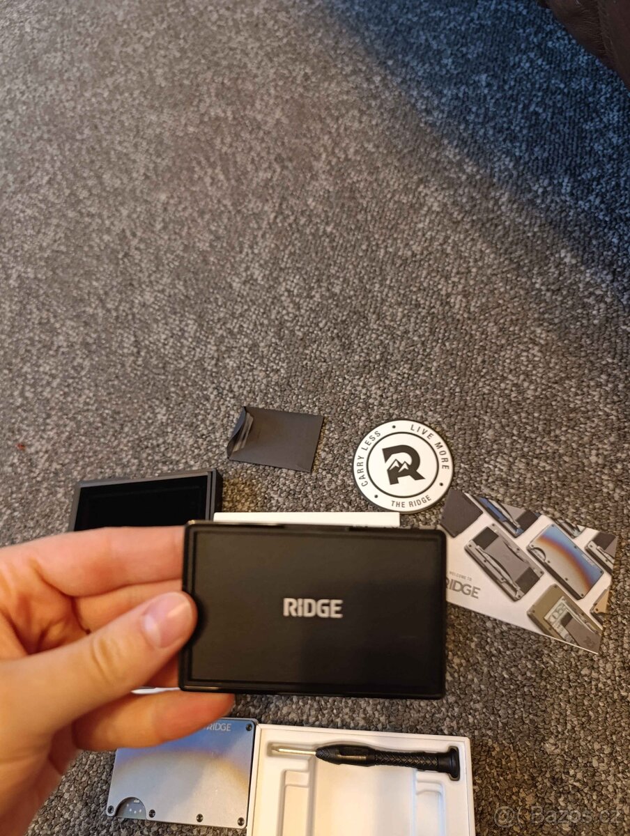 Ridge Wallet Burnt titanium - 5
