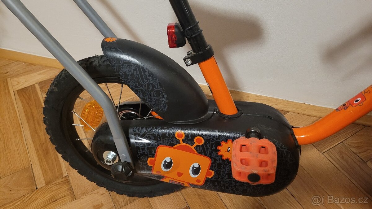Dětské kolo Btwin 500 Robot 14" + vodící tyč - 5