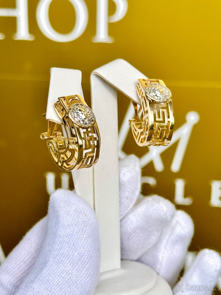 Zlaté náušnice 8,16g - 5