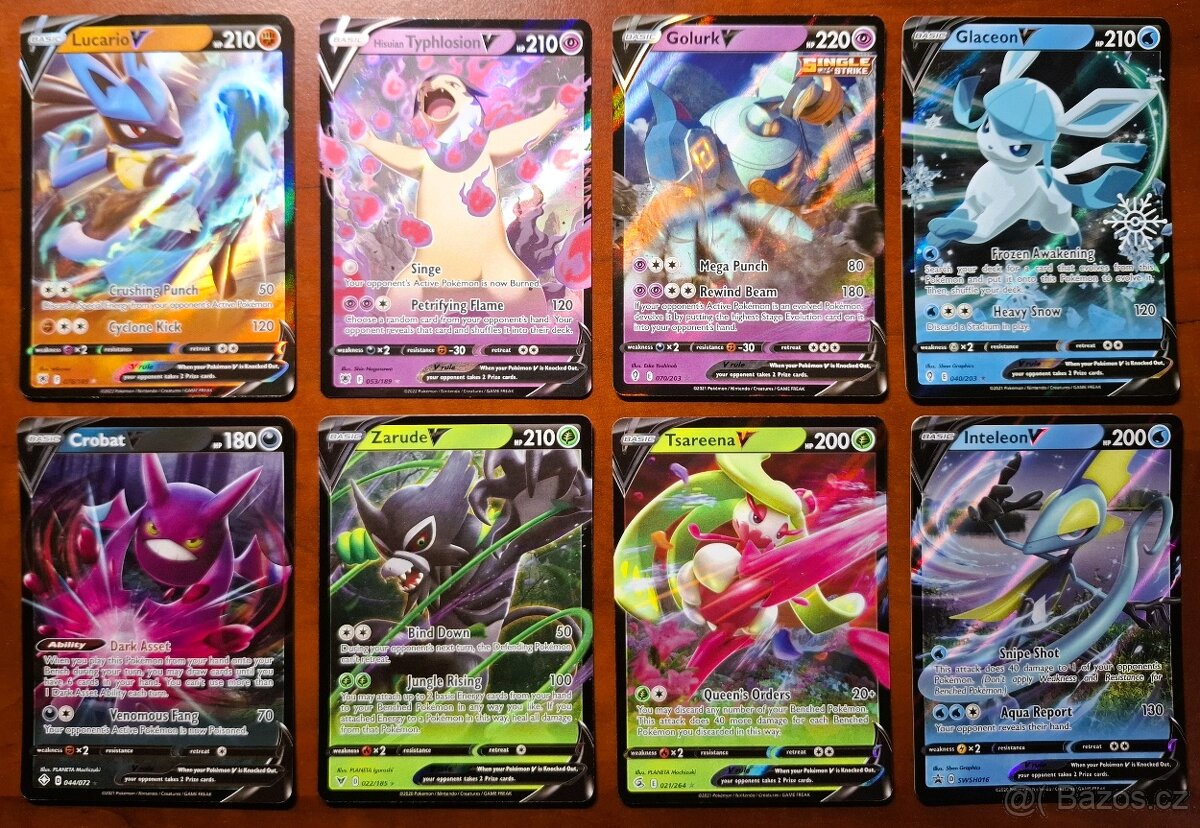 Originální karty Pokémon "V" - perfektní stav - 5