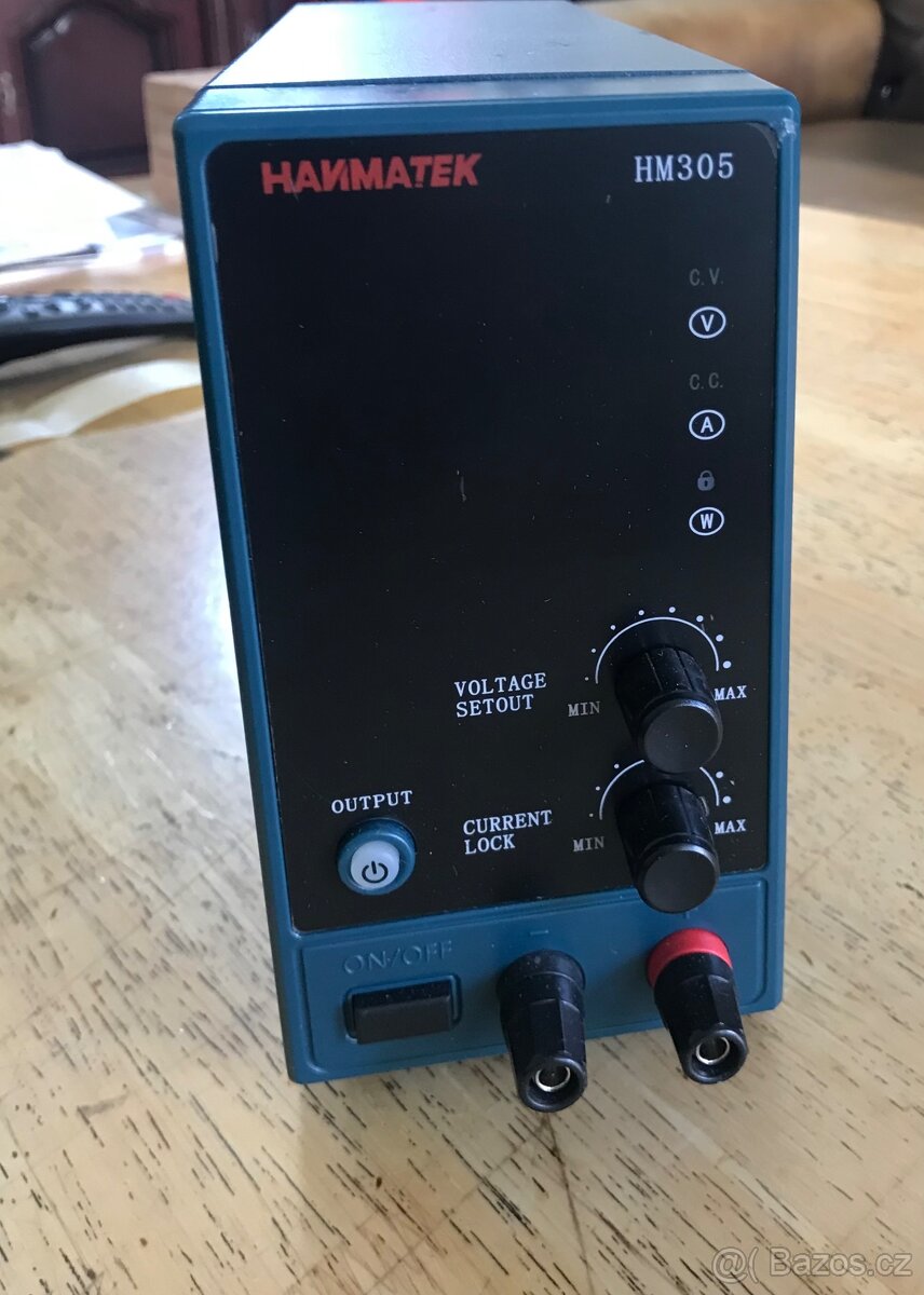 HANMATEK Nastavitelný stejnosměrný napájecí zdroj - 5