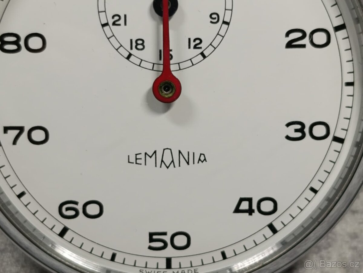 Vojenské dělostřelecké švýcarské stopky Lemania - 5