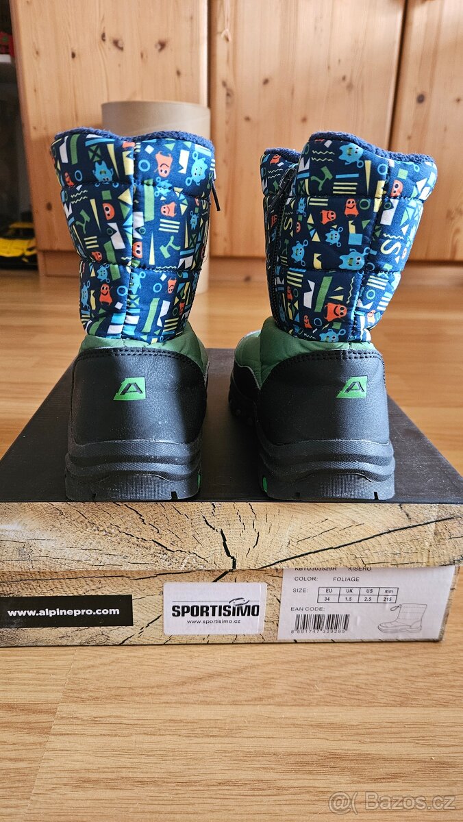 Zimní boty, snehule vel 34 - 5