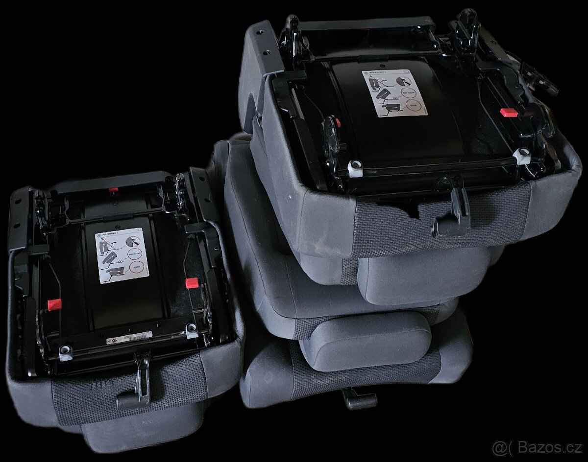 Sedadla Touran, airbagy, výhřev, kabeláž 1T3 - 5