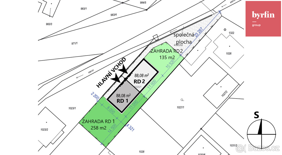 Prodej novostavby rodinného domu, 133 m2 se zahradou, pozeme - 5