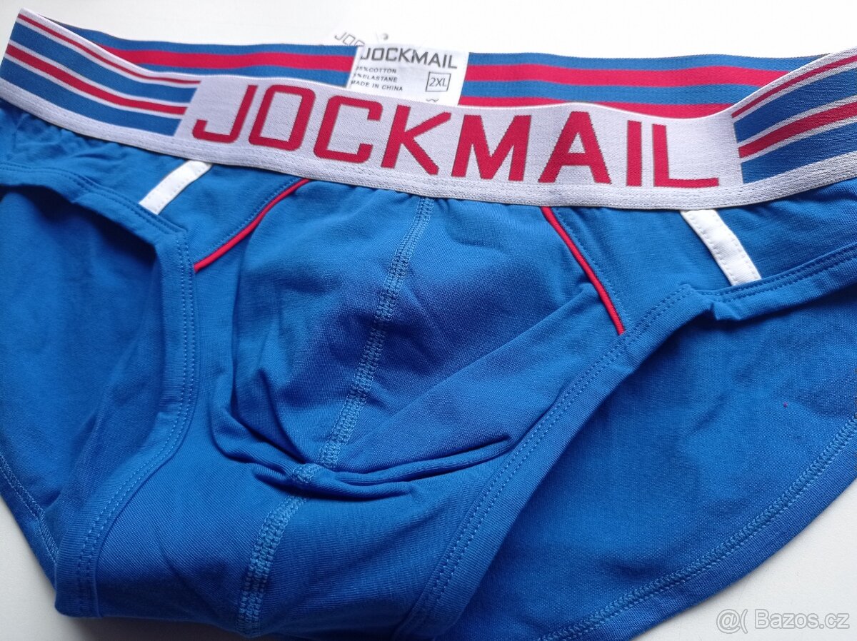 DOPRODEJ pánské luxusní slipy Jockmail XXL (eu L/XL) - 5