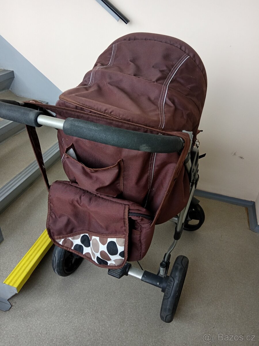 Kombinovaný kočárek 3 kusy - 5